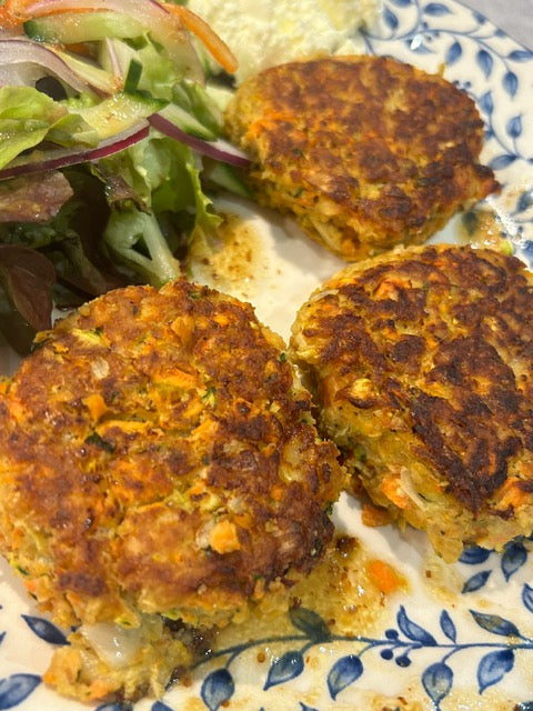 お肉を使わない！ 野菜とオーツプロテインのヘルシーハンバーグのレシピ